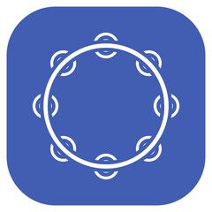 Tambourine Vector Icon