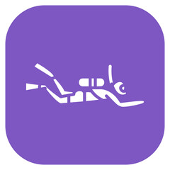 Diving Vector Icon