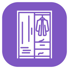 Organizing Closet Vector Icon