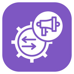 Marketing Automation Vector Icon