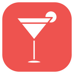 Cosmopolitan Vector Icon