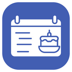 Birthday Date Vector Icon