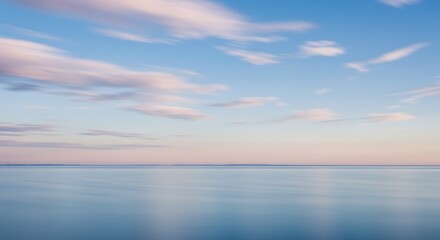 Fototapeta premium Whispers of Dawn, Still Waters AI Generated