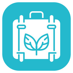 Eco Friendly Travel Vector Icon