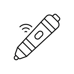 Digital Pen icon isolated on a white background. Vector illustration.