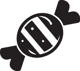 Black candy vector design element