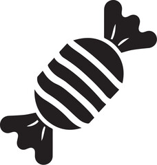 Black candy vector design element