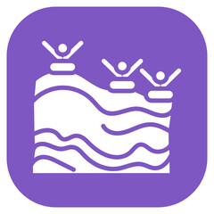 Wave Pool Vector Icon