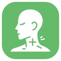 Neck Stiffness Vector Icon