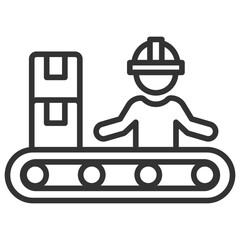 Production Outline Icon