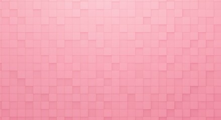 Fototapeta premium Roseate Cube Field AI Generated