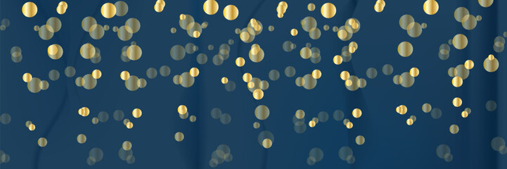 holiday illumination and decoration concept - christmas garland bokeh lights over dark blue background. vector