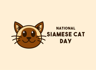 National Siamese Cat Day. April.