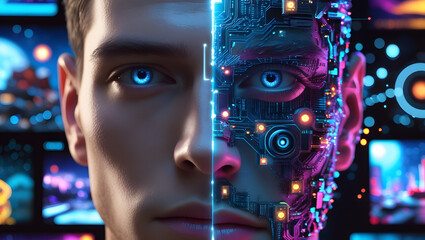 Neural Light Behind Human Eyes