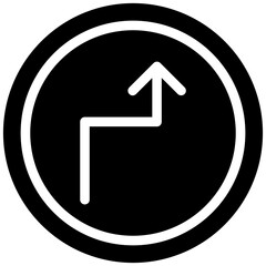 Sharp Bend Icon