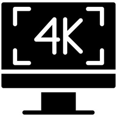 4k Film Icon