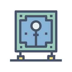  Stylish Acoustic Panel Icon Vector Design