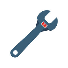  Professional Adjustable Spanner Icon Illustration