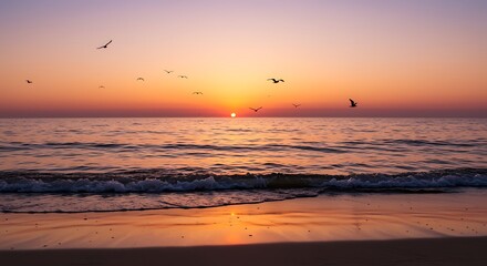 Golden Hour Flight AI Generated