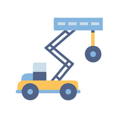  Dynamic Boom Lift Graphic Illustration