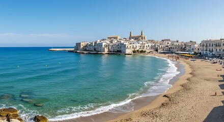 Coastal Haven: Sun-Kissed Shores AI Generated