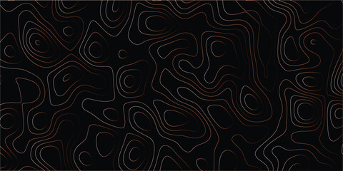 Smooth elevation-inspired contour pattern for use in abstract design projects

