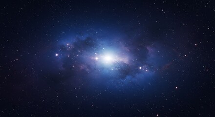 Fototapeta premium Cosmic Bloom AI Generated