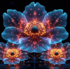 Vibrant Anemone Flowers in Full Bloom