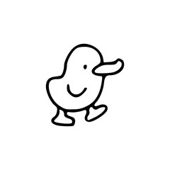 doodle duckling icon