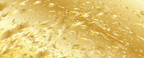 Big golden stage curtain and wave pattern