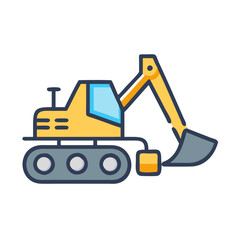  Dynamic Excavator Icon for Efficient Earth Moving