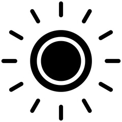 Sun Vector Icon