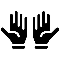 Obraz premium Gloves Vector Icon