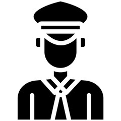 Captain Vector Icon