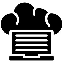 Cloud Computing Vector Icon