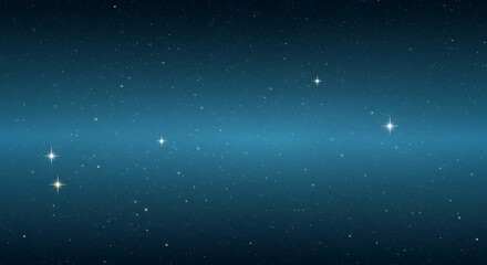 Obraz premium Celestial Dust and Distant Gleams AI Generated