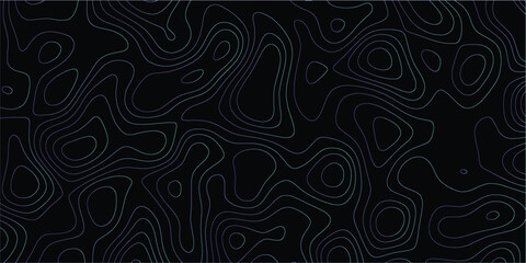 Abstract mapping design with smooth contours and artistic elevation style


