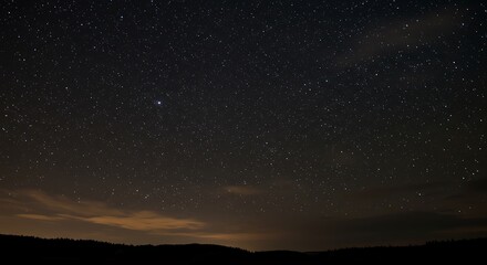 Fototapeta premium Celestial Horizon's Embrace AI Generated