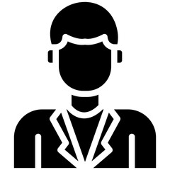 Male Professor Vector Icon