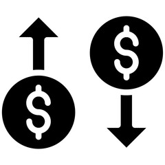 Profit Loss Vector Icon