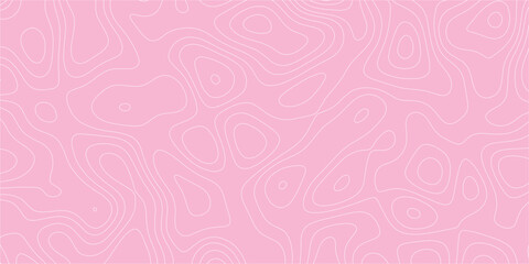 Organic topographic pattern with flowing contour lines for abstract design use

