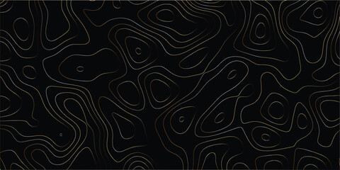 Abstract map pattern with topographic contours in clean and elegant formation

