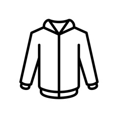 hoodie jacket icon mockup vector design with trendy style © Adi