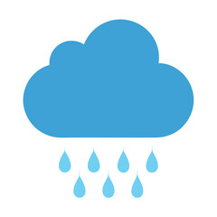 Obraz premium rain is falling from the clouds