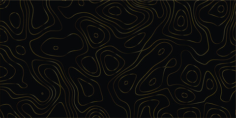 Abstract seamless background with flowing topography line pattern and vector style

