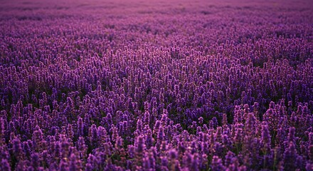 Naklejka premium Purple Twilight's Embrace AI Generated