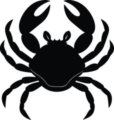 crab on white background