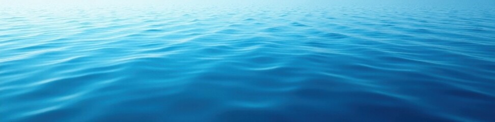 Deep blue ocean surface reflected in calm water, underwater, water, ocean