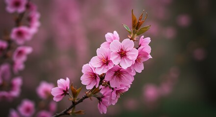 Obraz premium Pink Whisper in Soft Light AI Generated