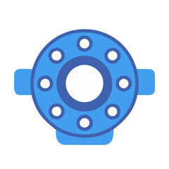  Modern Pipe Flange Tool Icon Artwork